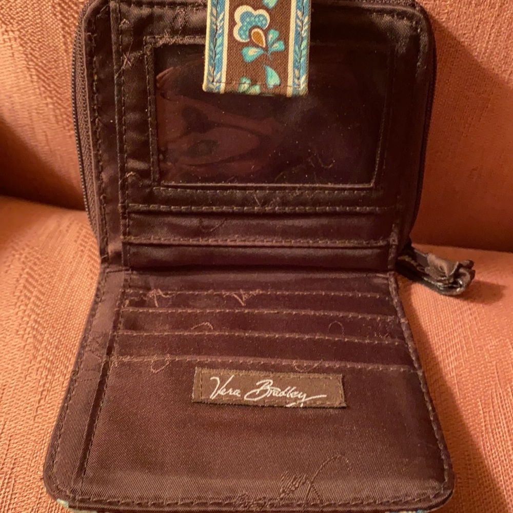 Vera Bradley Retired Java Blue Pattern Mini Zip W… - image 6